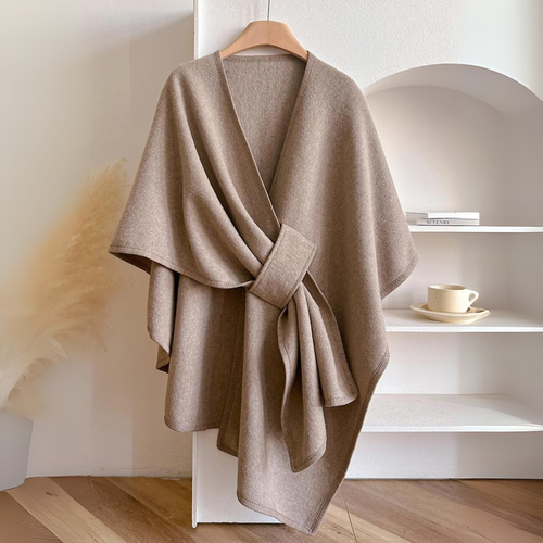 ALU | Scialle Drappeggiato in Polar di Lusso da Donna