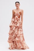 Van Laren | Floria Cascade Maxi Jurk