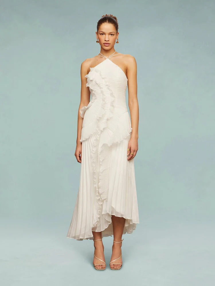 Tessence | Ylaya Vestido Largo con Volantes